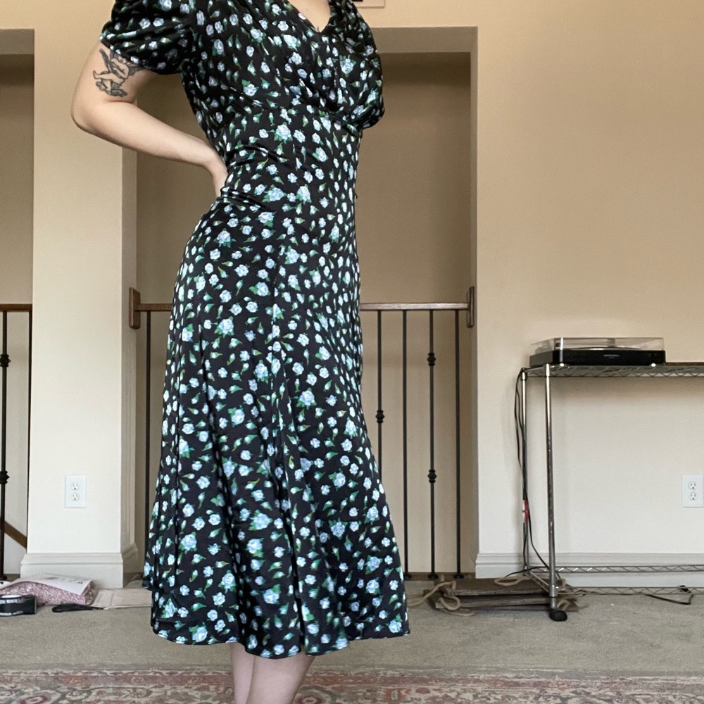 True Vintage Betsey Johnson satin 90s maxi dress